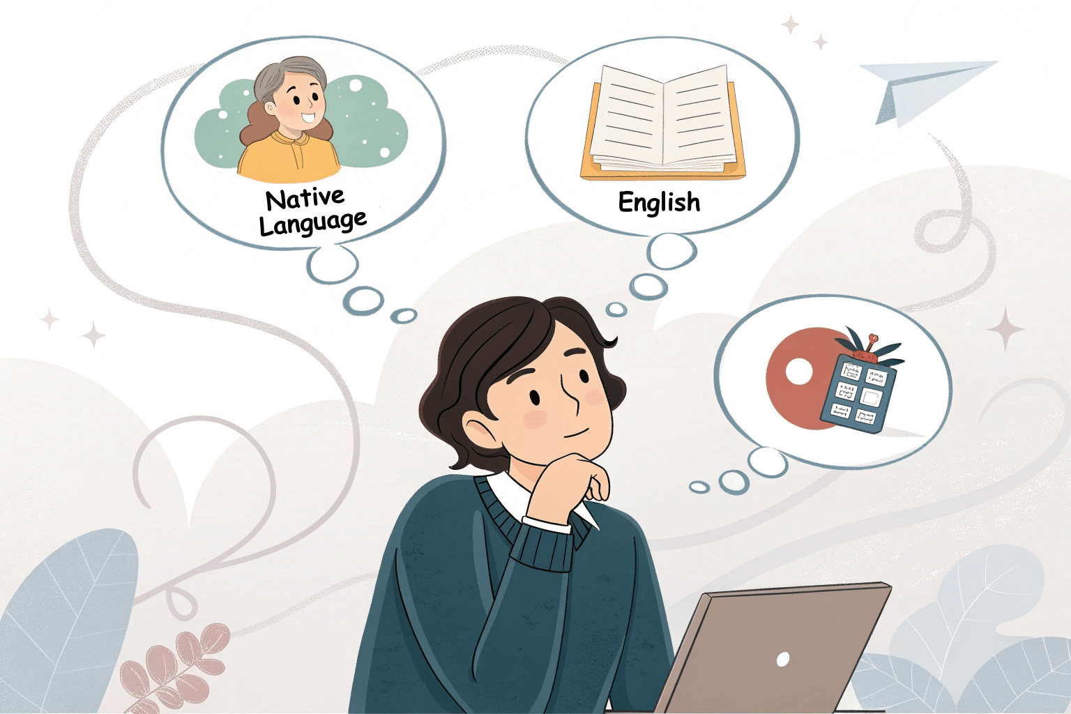 How to think in English